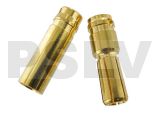 Q-C-0021  Quantum Φ5.0 mm Gold Plated Bullet Connectors  